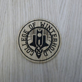 Laser cut wooden coaster personalised. College of Winterhold