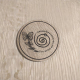 Laser cut wooden coaster personalised. Life is strange butterfly time rewind consequences LGBT