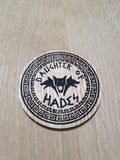 Laser cut wooden coaster. Daughter of Hades - Unique Gift lasercut