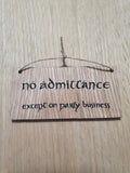 Lasercut wooden sign. Party Business sign - Unique Gift