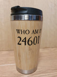 Les Miserables Travel Mug: Laser Engraved Bamboo & Stainless Steel
