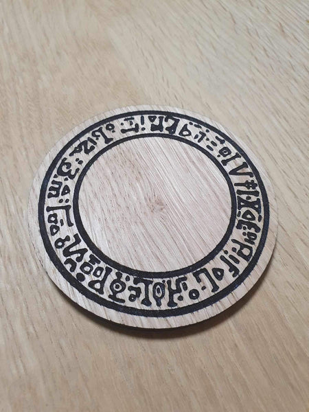 Laser cut wooden coaster. Legend Link Totk Design - Unique Gift lasercut