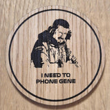 Laser cut wooden coaster. Guenther Steiner HASS - Unique Gift lasercut