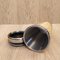Lasercut Travel Mug - Bamboo Eco Friendly  -  potter Espresso Patronum - Unique Gift