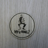 Laser cut wooden coaster. Joker. Batman Why so serious  - Unique Gift lasercut