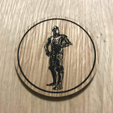 Laser cut wooden coaster. Star Wars Droid C 3PO - Unique Gift lasercut