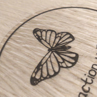 Laser cut wooden coaster. Life is strange butterfly consequences LGBT - Unique Gift lasercut